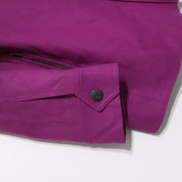 Vintage harve Bernard utility shacket coat women wool blend 12 y2k retro comfy - Picture 3 of 9